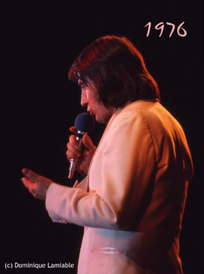 Serge Lama en concert en 1976