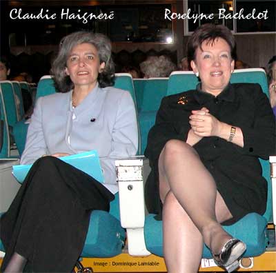 Roseline Bachelot et Claudie Haigneré