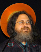 Richard Stallman, image Dominique Lamiable